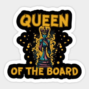 Chess - Queen of the board Sticker